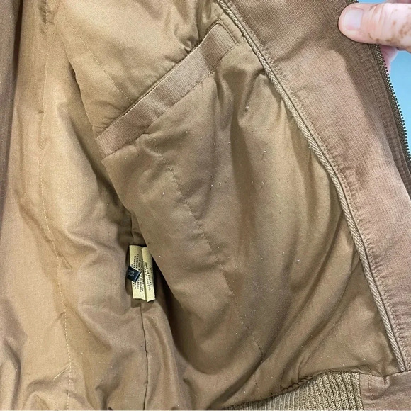 Vintage Levi’s Brown Kaki Tan Utility Jacket coat Men Size XL Pockets all over - Picture 12 of 13